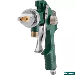 KRAFTOOL AirKraft, HVLP, 1.4мм, пневматический краскопульт с нижним бачком (06520-1.4)