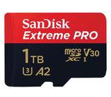 Карта памяти SanDisk Extreme Pro microSDXC 1TB UHS-I U3 V30 A2, R/W 160/90 МБ/с