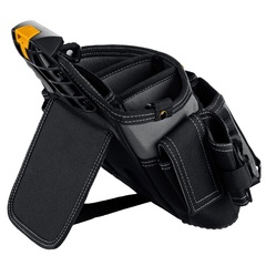 KRAFTOOL KPB-23 с быстросъёмным креплением FastClip, плечевой ремень, 23 кармана и петли, 290 х 310 мм, поясная сумка (38766)