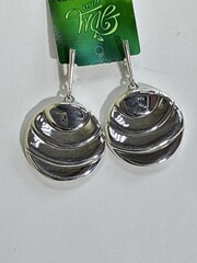 Млечный путь (серьги из серебра)