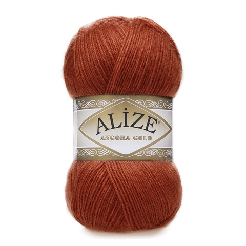 Пряжа Alize Angora Gold 36 крпичный