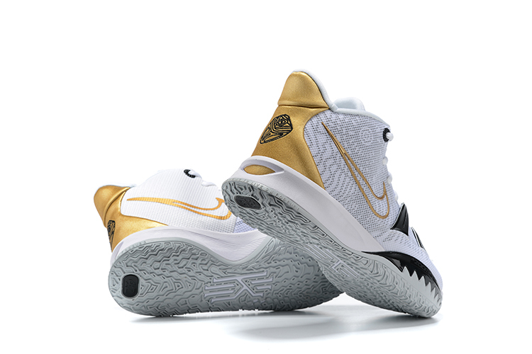 kyrie 1 white and gold