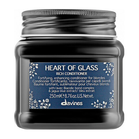 Davines Heart Of Glass Rich Conditioner - Питательный кондиционер для защиты и сияния блонд