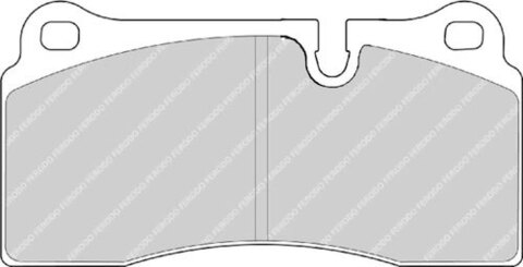FCP1281R Тормозные колодки дисковые спортивые DS3000 NISSAN Skyline, BMW 2 (F22), BMW 2 (F87)