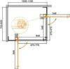 Cezares SLIDER-AH-2-70/80-100/110-C-BORO Душевой уголок