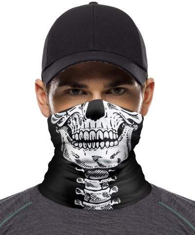 Картинка бандана-труба Skully Wear Tube skull s127 - 1