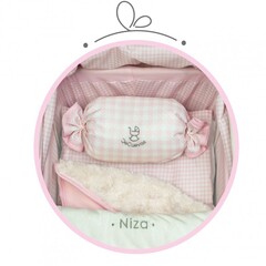 DeCuevas Коляска для кукол с сумкой и зонтиком, 90 см, складная, серия Ницца (82046)