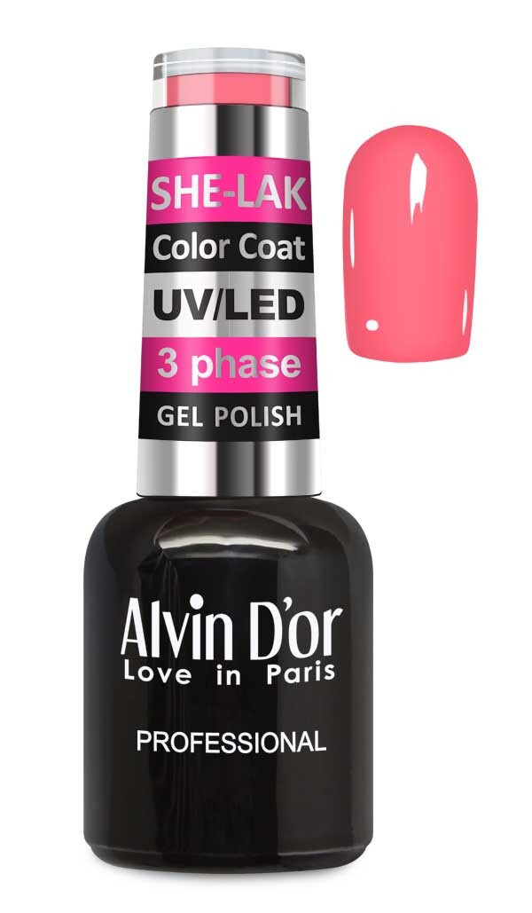 Alvin D`or  ADN-35М Лак SHE-LAK Color Coat  тон  3514   8мл