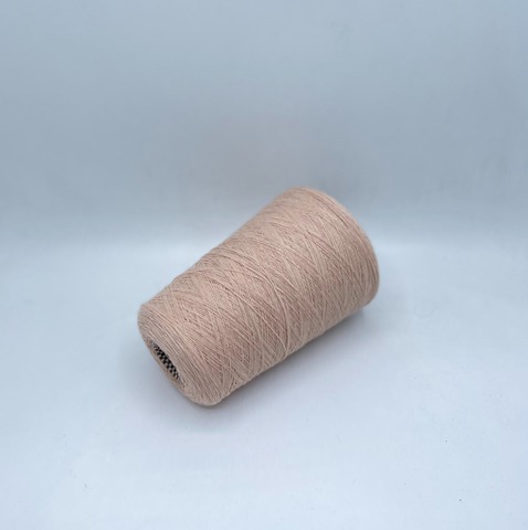 Бобинная пряжа (пр.Италия), 1500м / 100 гр. 30%Кашемир 70%меринос, цвет-Бежевый, арт.30334