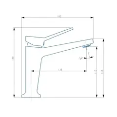 Смеситель для раковины Haiba HB10818 хром
