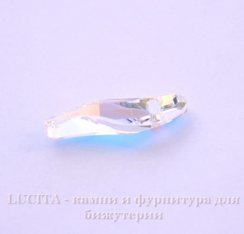 6525 Подвеска Сваровски Wave Crystal AB (19 мм)