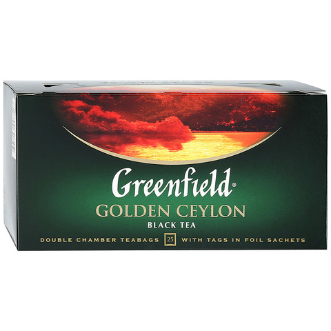 Чай чёрный "Greenfield" Golden Ceylon 25*2г