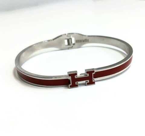 Браслет Hermes красный