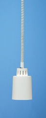 Лампа тепловая Scholl 27001/W (B0012) с ИК нагревом, подвесная, цвет плафона белый