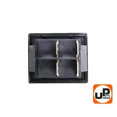 Выключатель UNITED PARTS KCD4, 250В, 16А, 4 контакта, с пылезащитой (31х25мм) (90-0300)
