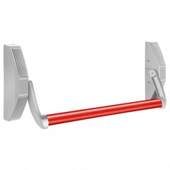 AP-1700A Silver Антипаника врезная комплект ручек (без нажимной штанги) NOTEDO