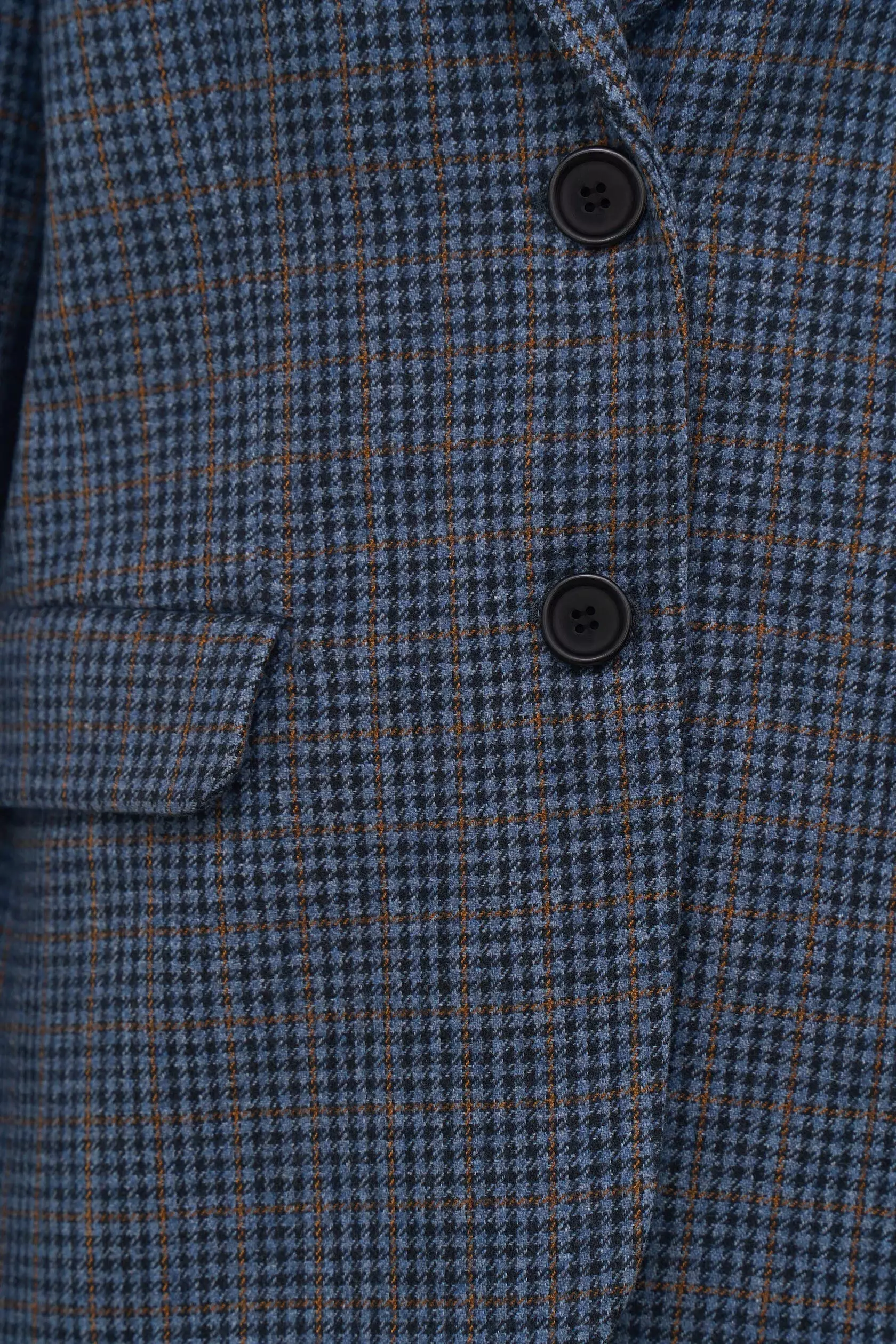 Жакет в клетку, Синий