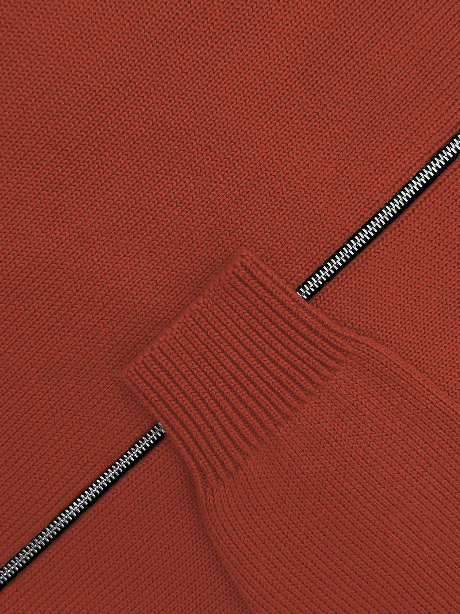 Толстовка на замке из экохлопка