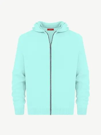 Толстовка на замке из шелка