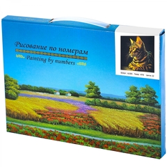 
          Картина по номерам Alingar, 40х50 см, 22 цвета, с акриловыми красками, холст на подрамнике, "Кошка"