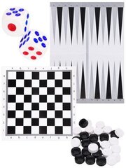 НАРДЫ И ШАШКИ В ПАКЕТЕ + 2 поля 28,5х28,5 см