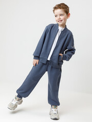 брюки  для мальчика  КР 400833/темно-синий к658