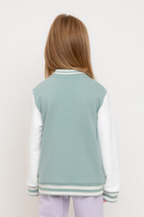 жакет  для девочки  КР 302675/голубой прибой