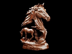 Силиконовый молд № 344 Конь левый большой