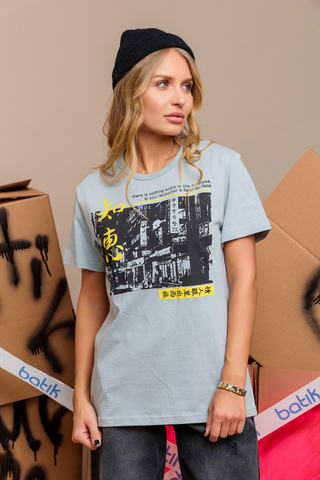 118_БК25 Футболка кор.рукав, серый