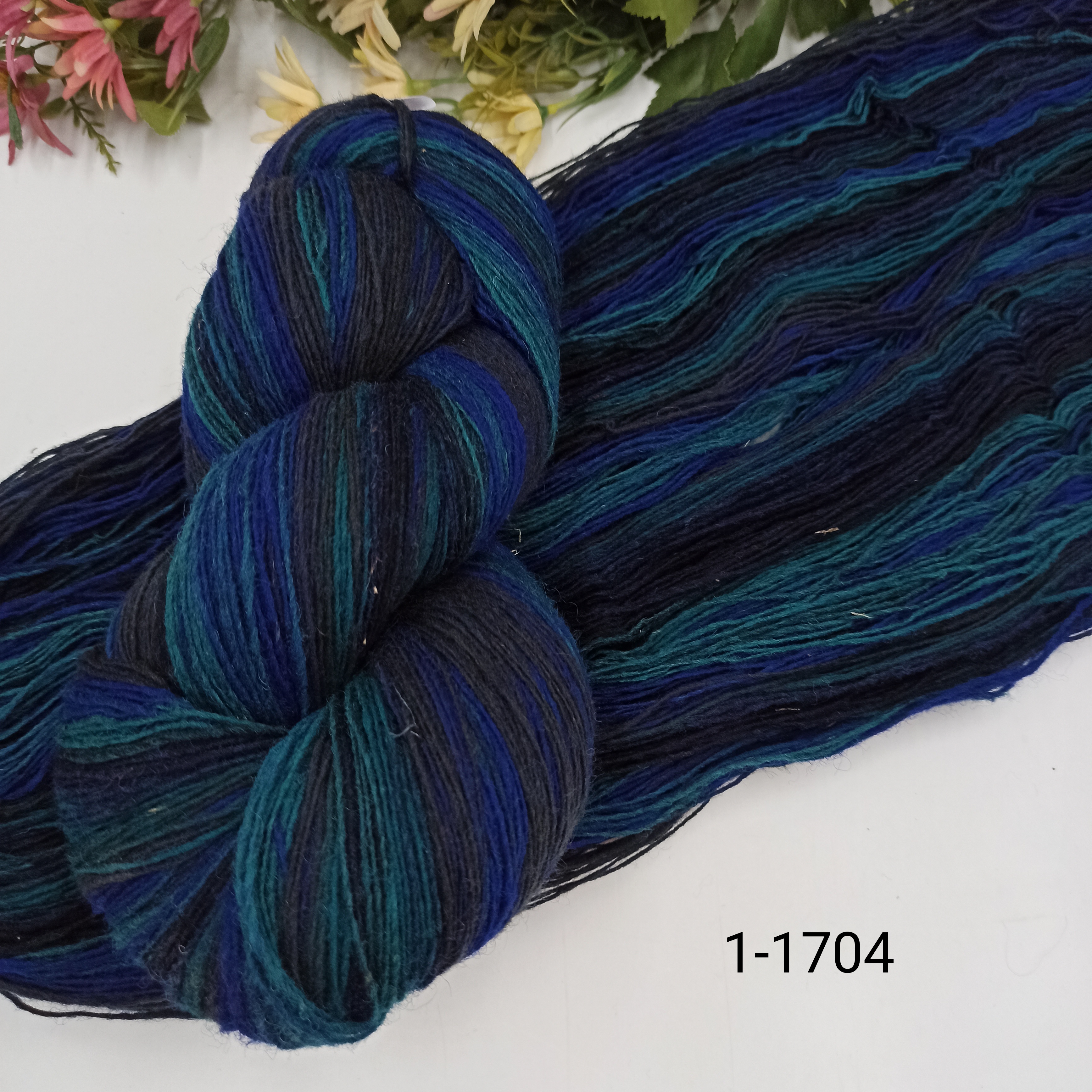 Дундага 6/1 шерсть секционного окрашивания 01-1704 420м/100гр