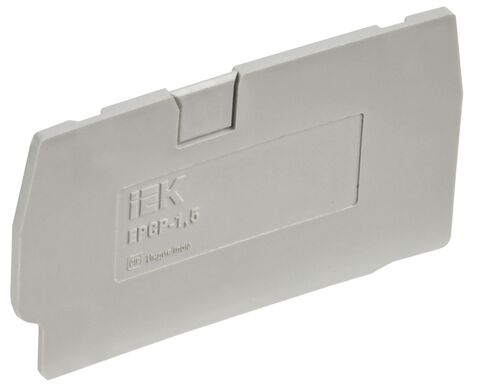 ARMAFIX Заглушка для клемм CP 1,5мм2 серая IEK