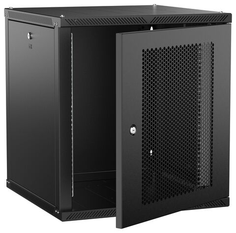 ITK LINEA W Шкаф 12U 600х600мм дверь перф. черный 2.0