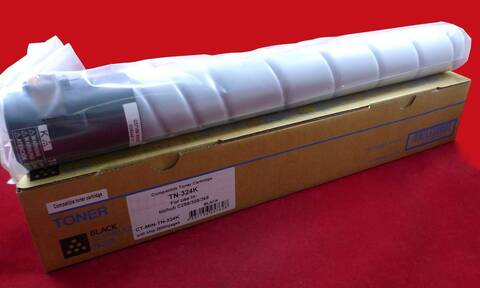 Совместимый тонер-картридж TN-324K для Konica Minolta bizhub C258, C308, C368