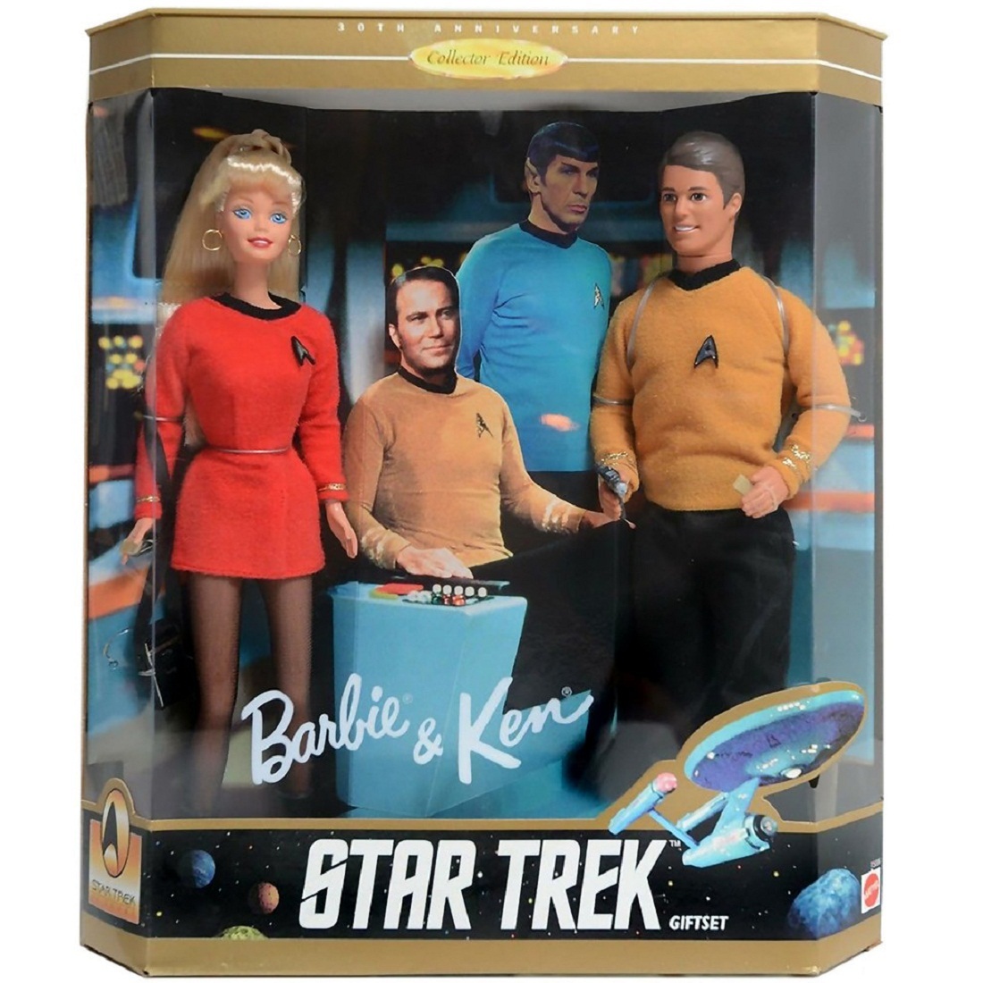 30th anniversary star trek barbie and ken clearance