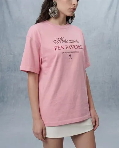 Футболка Аморе ПУДРА