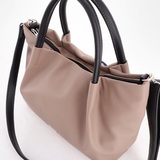 Сумка Саломея 465 норвежский тауп + черный