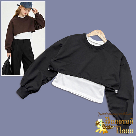 Двойка (свитшот/майка) д (9-13) 260415-WD139