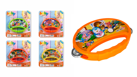 Бубен на листе, размер 21*22*3