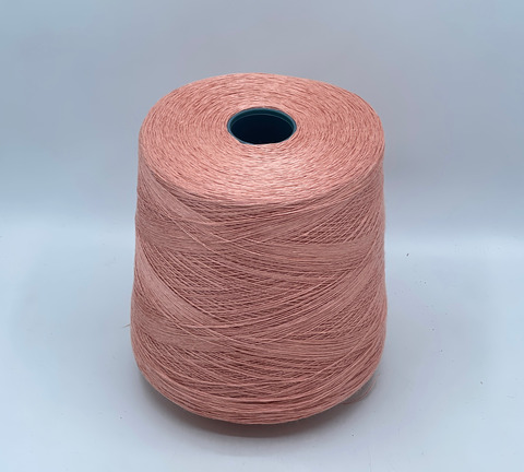 Бобинная пряжа, Linen, 1/960 960м, 100% Лен, Персик. 40739