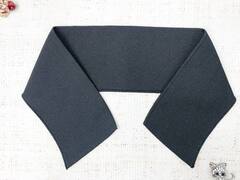 Воротник трикотажный, ш. 7,5 см, L 44 см, чёрный