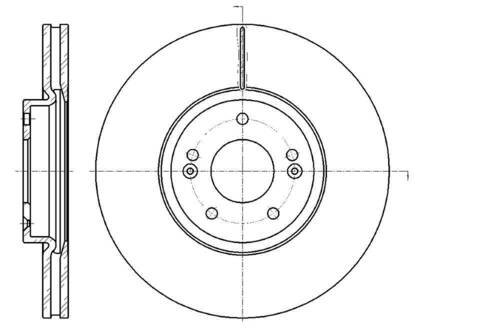 Диск тормозной вентилируемый G-brake  GR-20776