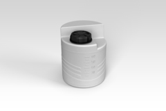 Емкость дозировочная ЭкоПром 60 л. прямоугольная (47x47x58см;белый) - арт.555629