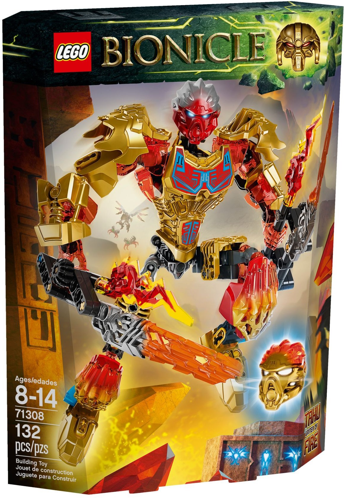 Конструктор Lego Bionicle 71308 Таху Повелитель огня с доставкой по  Новосибирску. Гипермаркет МЕГА-Гастроном.