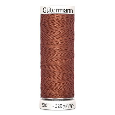 Нить Sew-All 200 м, Gutermann, 847 медно-коричневый