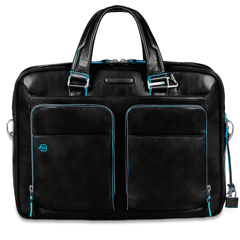 Сумка Piquadro Blue Square, чёрный, кожа натуральная (CA2849B2/N)