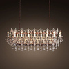Люстра 19th c. Rococo Iron & Clear Crystal 133см.
