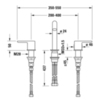 Смеситель для раковины на 3 отверстия Duravit C11060006010