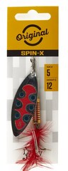 Блесна вращающаяся LUCKY JOHN Spin-X Long №5, 12 г, цвет SX1, арт. LJSL05-SX1