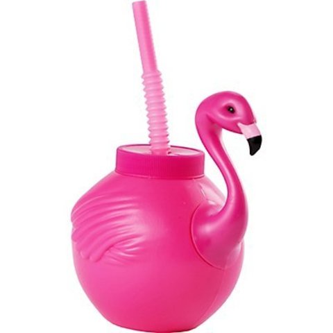 Стакан-поилка Фламинго