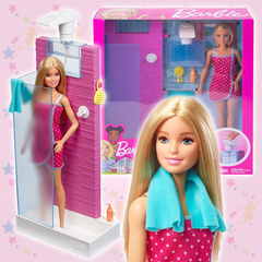 Игровой набор с куклой Barbie Барби в душе